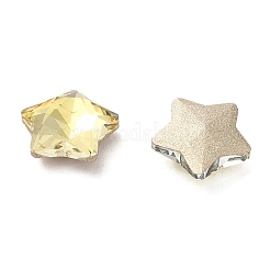 Glass Rhinestone Cabochons&nbsp;RGLA-P037-02B-D