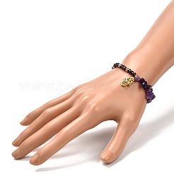 Hamsa Hand /Hand of Miriam Charm Braided Bead Bracelet&nbsp;BJEW-JB06933