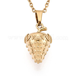 304 Stainless Steel Pendant Necklaces&nbsp;NJEW-T018-47G