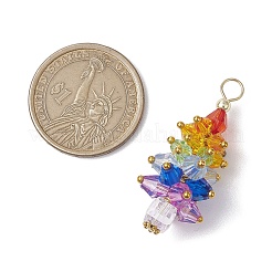 Chakra Theme Acrylic Pendants&nbsp;PALLOY-JF03055