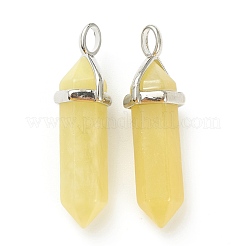 Natural Peridot Pointed Pendants&nbsp;G-M378-01P-A32