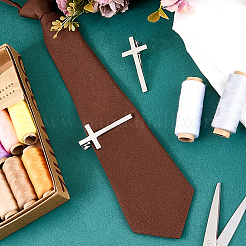 Brass Tie Clips&nbsp;BUTT-WH0024-064P