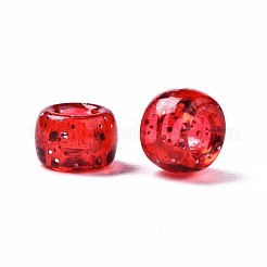 Transparent Acrylic European Beads&nbsp;MACR-N008-14B-A