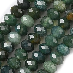 Natural Moss Agate Bead Strands&nbsp;X-G-D344-A11