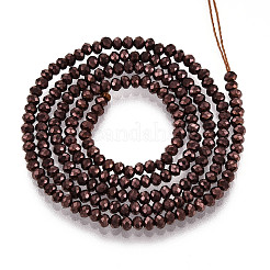 Electroplate Glass Beads Strands&nbsp;EGLA-F149-FP-08