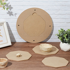 Medium Density Fiberboard (MDF) Portable Clay Wedging Board with Built&nbsp;AJEW-WH0270-255