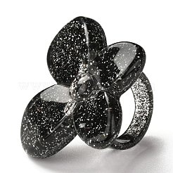 Acrylic Finger Rings&nbsp;RJEW-M137-02A