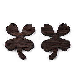 Natural Wenge Wood Pendants&nbsp;WOOD-T023-74
