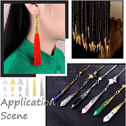 240Pcs 12 Styles Iron Bead Caps&nbsp;IFIN-YW0003-84