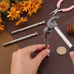 3Pcs 3 Styles Steel Leather Stamping Tools&nbsp;TOOL-CL0001-02