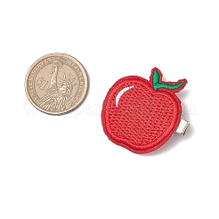 Cloth Apple Alligator Hair Clips&nbsp;PHAR-JH00127