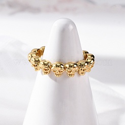 Brass Cuff Rings for Women Men&nbsp;LS-RJEW-C118-02G