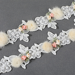 1 Yard Polyester Lace Trims&nbsp;SENE-CY0001-01