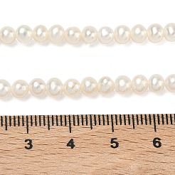 Natural Cultured Freshwater Pearl Beads Strands&nbsp;PEAR-L034-06D
