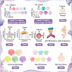 DIY Mermaid Theme Jewelry Making Finding Kit&nbsp;DIY-PH0021-12