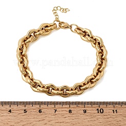304 Stainless Steel Link Chain Bracelets for Women&nbsp;BJEW-P388-01G