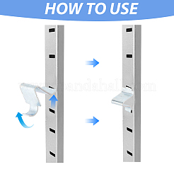 20Pcs Steel Bracket Hooks&nbsp;FIND-CP0004-18B
