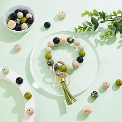 DIY Beaded Keychain Wristlet Making Kit&nbsp;DIY-CA0004-42