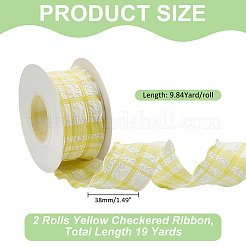2Rolls Polyester Ribbons&nbsp;SRIB-ME0001-03
