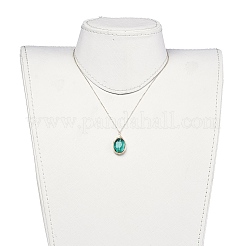 Glass Pendant Necklaces&nbsp;NJEW-JN02586-01