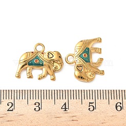 304 Stainless Steel Enamel Pendants&nbsp;STAS-I346-18G-01