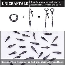 30Pcs 3 Style 304 Stainless Steel Pendants&nbsp;STAS-UN0038-28