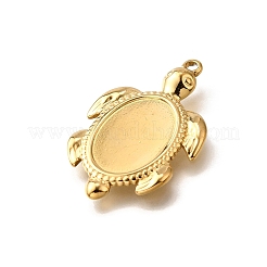 304 Stainless Steel Pendant Cabochon Settings&nbsp;X-STAS-C122-16A-G