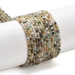 Natural Green Rutilated Quartz Beads Strands&nbsp;G-RM241221-O3