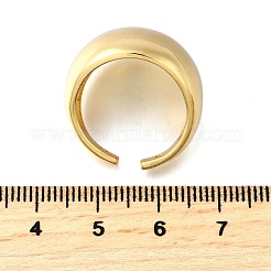 Brass Micro Pave Cubic Zirconia Open Cuff Rings for Women&nbsp;RJEW-K292-09G