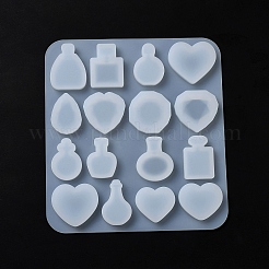 Perfume Bottle/Heart Cabochon DIY Silicone Molds&nbsp;DIY-F139-02