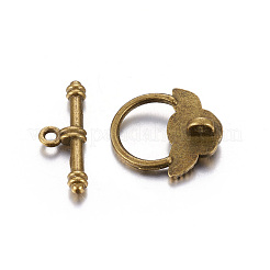 Tibetan Style Toggle Clasps&nbsp;LS-GLF0026Y-NF