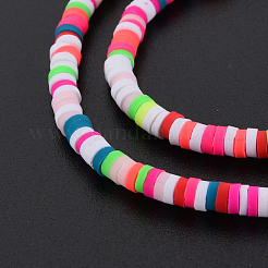 Handmade Polymer Clay Beads Strands&nbsp;CLAY-N008-043A-01
