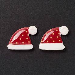 Christmas Themed Opaque Resin Cabochons&nbsp;LS-CRES-P022-08