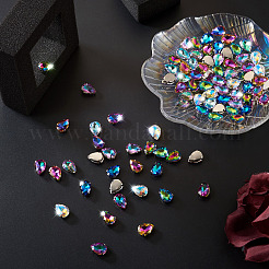 100Pcs 10 Colors Sew on Rhinestone&nbsp;DIY-CW0001-38