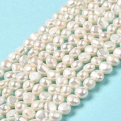 Natural Cultured Freshwater Pearl Beads Strands&nbsp;PEAR-E017-15
