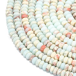 Synthetic ShouShan Stone Beads Strands&nbsp;G-P575-A51-4x2mm