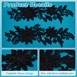 Polyester Embroidery Sewing Ornaments&nbsp;DIY-WH0037-56B