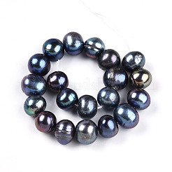 Natural Cultured Freshwater Pearl Beads Strands&nbsp;PEAR-N013-08C-01