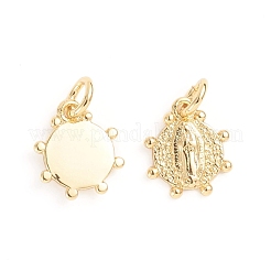 Brass Pendants&nbsp;ZIRC-E164-33G