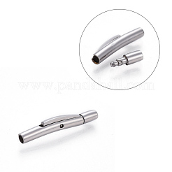 Tarnish Resistant 304 Stainless Steel Bayonet Clasps&nbsp;STAS-E473-01B-P