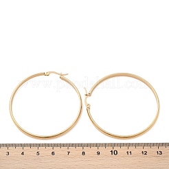 201 Stainless Steel Hoop Earrings&nbsp;EJEW-Q026-17G-D