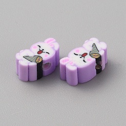 Cartoon Handmade Polymer Clay Beads&nbsp;CLAY-WH0011-03E