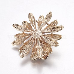 Brass Cabochons&nbsp;KK-F791-13G
