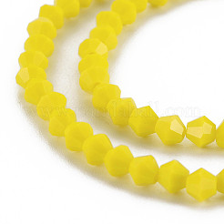 Opaque Solid Color Glass Beads Strands&nbsp;GLAA-Q080-4mm-B10