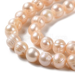 Natural Cultured Freshwater Pearl Beads Strands&nbsp;PEAR-E018-26