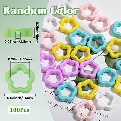 100Pcs Acrylic Bead Frame&nbsp;OACR-SP0001-72B