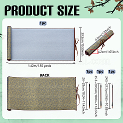 1Pc Polyester & Plastic & Alloy Chinese Calligraphy Brush Water Writing Magic Cloth&nbsp;AJEW-PH0008-92A