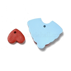 Handmade Polymer Clay Pendants Sets&nbsp;CLAY-B003-09