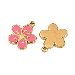 304 Stainless Steel Enamel Pendants&nbsp;STAS-A135-15B-G