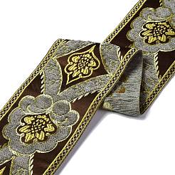 Flat Chenille Jacquard Woven Ribbons&nbsp;SRIB-XCP0001-17A